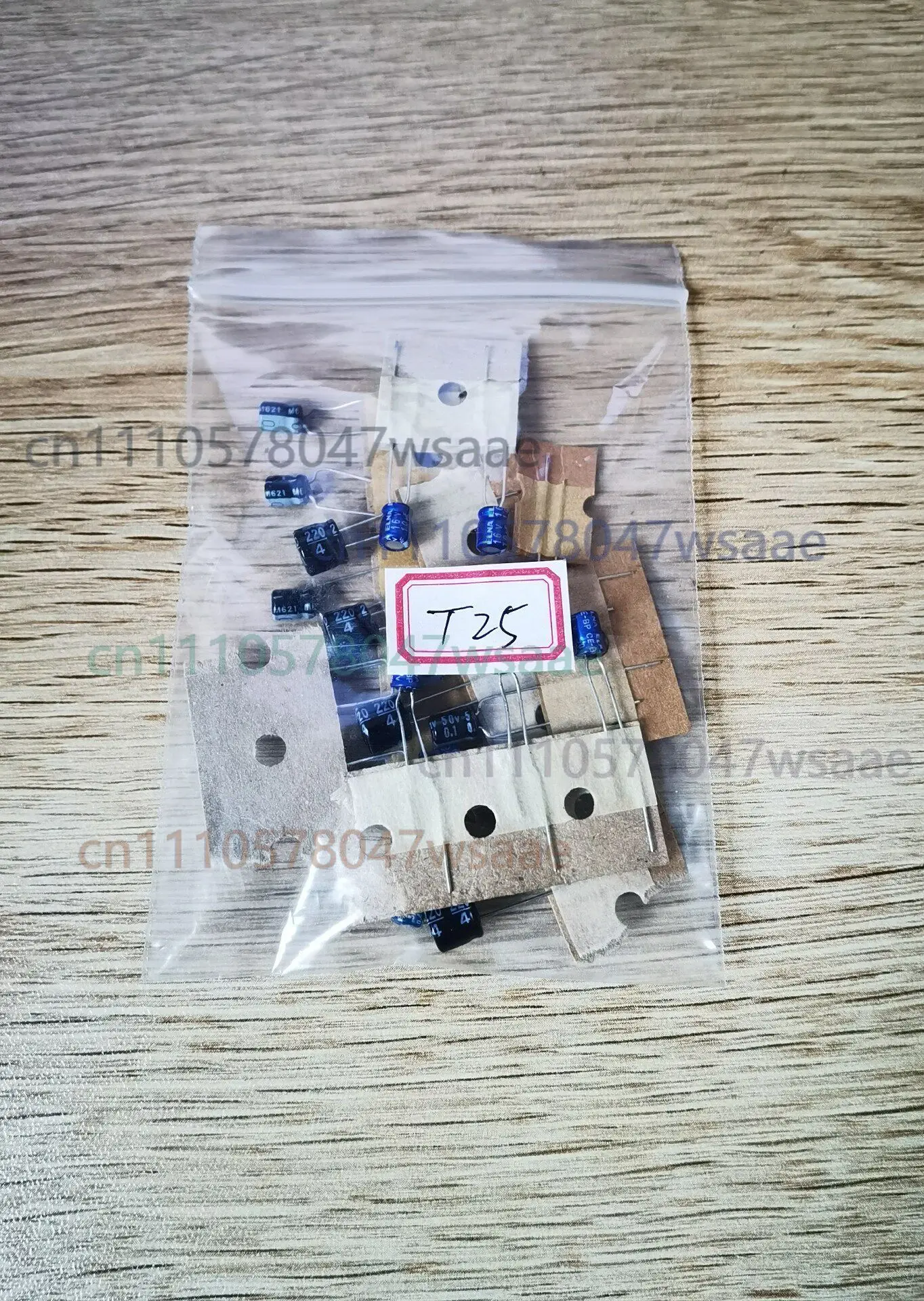 Kit de piezas de repuesto para reparación de correa de transmisión y condensador, apto para Aiwa T25, piezas de repuesto para reproductor de cintas Walkman