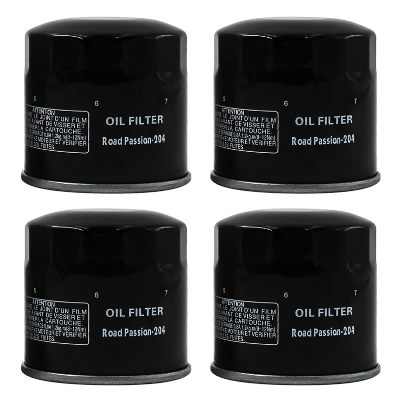 1/2/3/4 Uds filtro de aceite de motocicleta para KAWASAKI GPZ500S EN500 LTD EX500R ZZR600 KVF650 4X4 W650 EX650R KFX700 V 697 KVF700