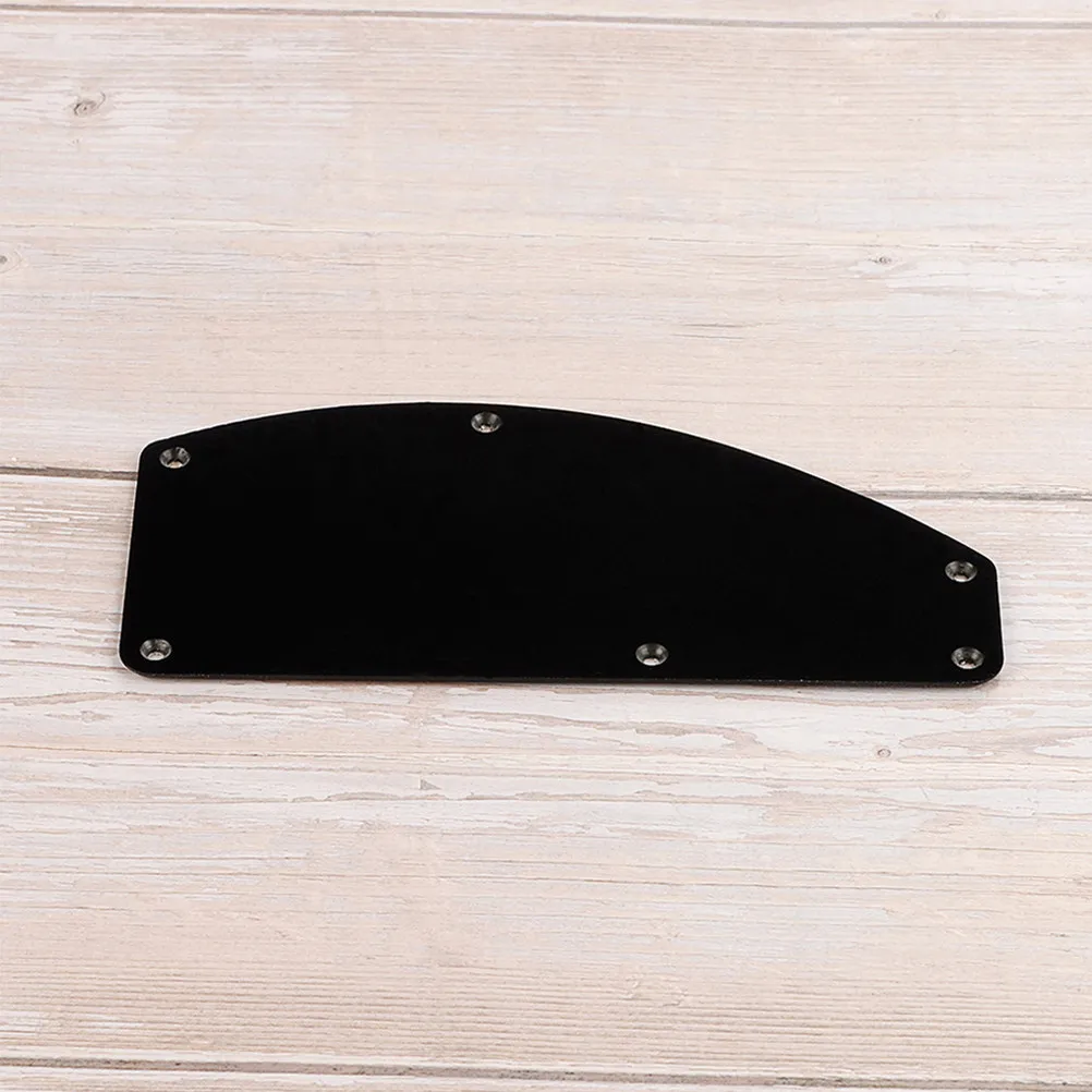 Guitar Back Plate 6 Holes Electric Guitar Pickguard Tremolo Cover Protective Cavity Rear Plate Scratch Resistant Smooth Surface
