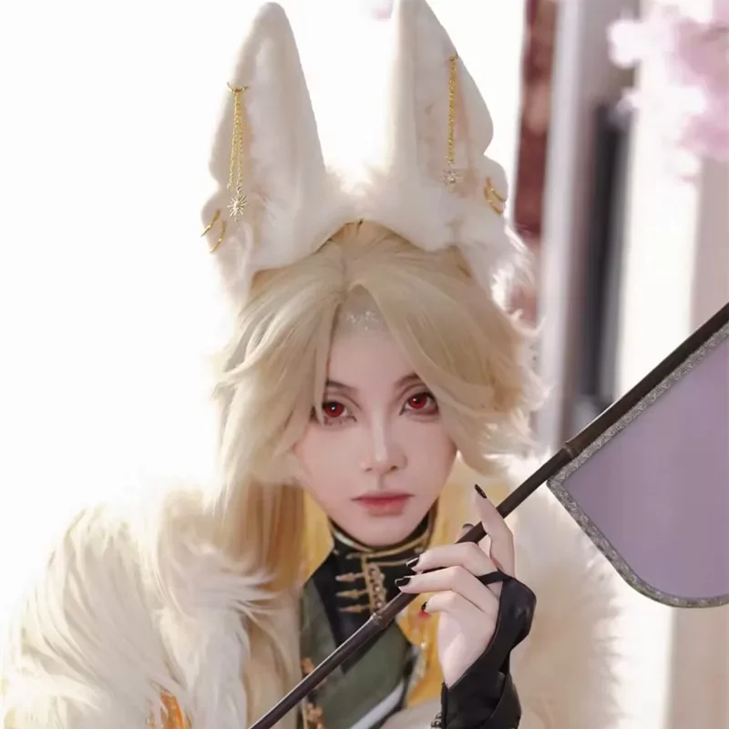 

Custom Handmade Ancient Egyptian Mythology Anubis Ears Hair Hoops Headwear for Anime Lolita Christmas Halloween Cosplay Prop