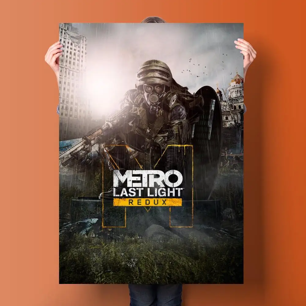 Metro 2033 Anime Video Game Canvas Art Poster and Wall Art Picture Print Modern Family bedroom Decor Posters