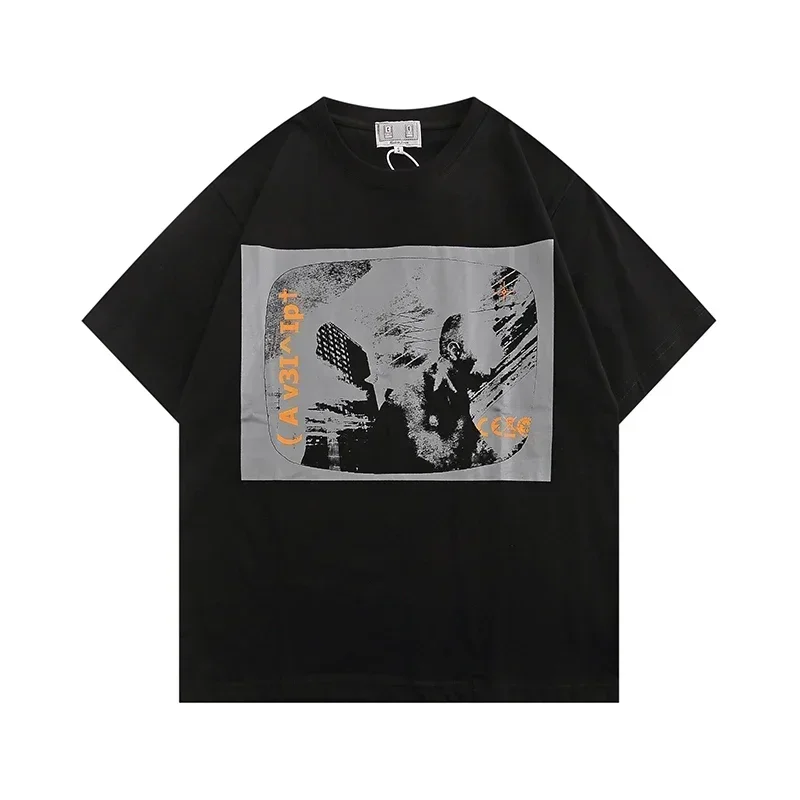 

2024 letter printed T-shirt loose 100% pure cottonhigh-quality polo fashion topfashionable streetwear, loose and oversized