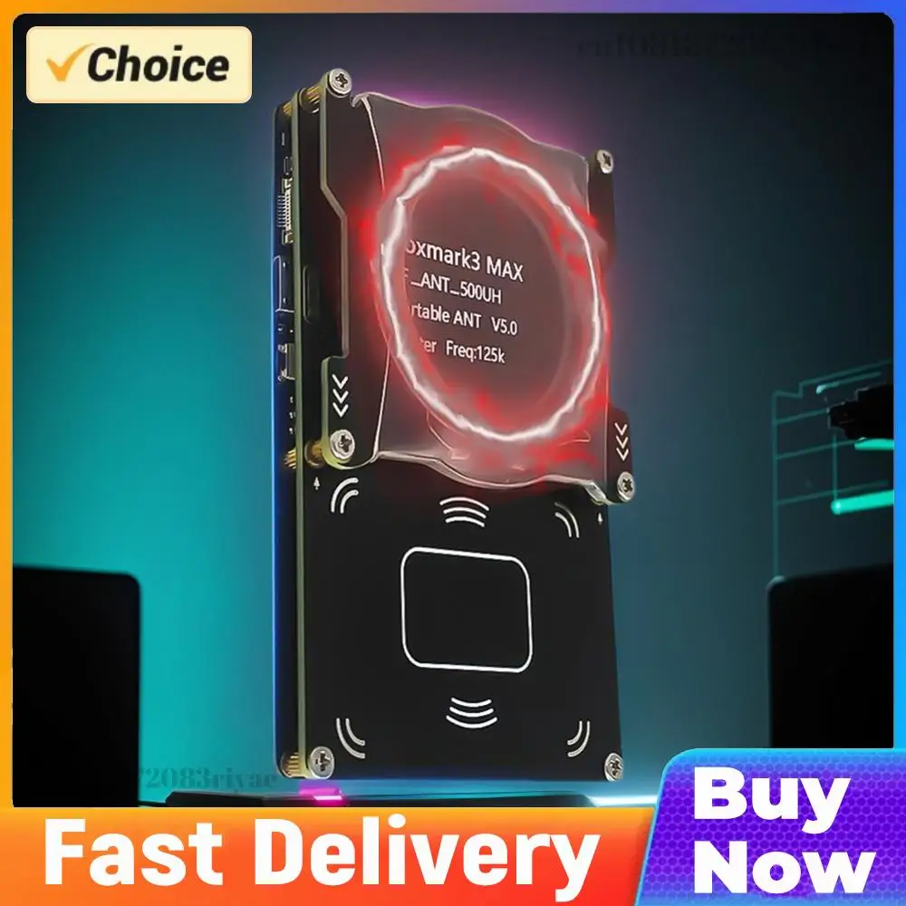 

Proxmark3 MAX Set Badge Reader 13.56Mhz 125Khz Smart Programmer Writer Type-C+Micro NFC Smart Card Writer RFID NFC Card Copier