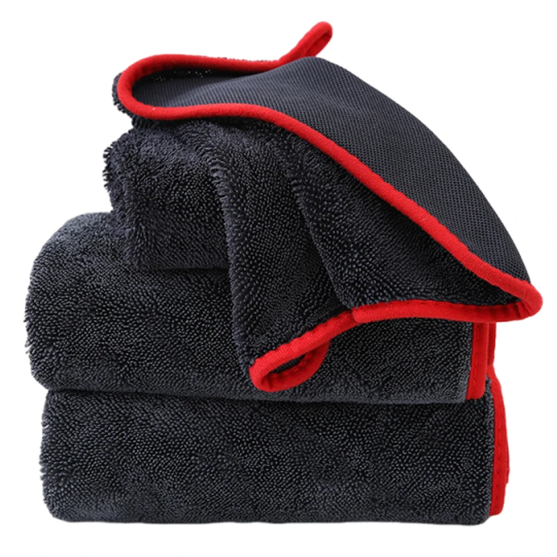 60*90cm Super Absorbent Car Drying Towel Thickening Microfiber Car Wash Towel Multi-functional Auto Detailing Clean Cloth