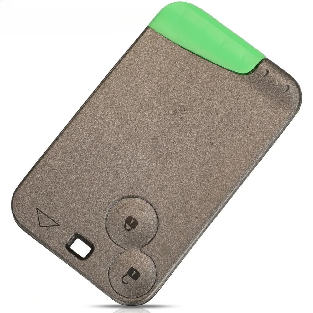 Kunci Mobil Remote Desain Gesper Untuk Renault Laguna Espace Velsatis 2001-2006 Auto Fob Kartu Pintar ID46 PCF7947 433Mhz 2BTN