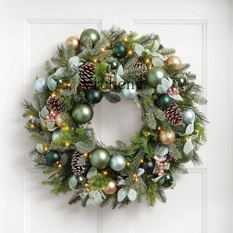 L7-15PE Deluxe Christmas Wreath Rattan Package 50-80CM Christmas Wreath 1.8-2 M Ornament