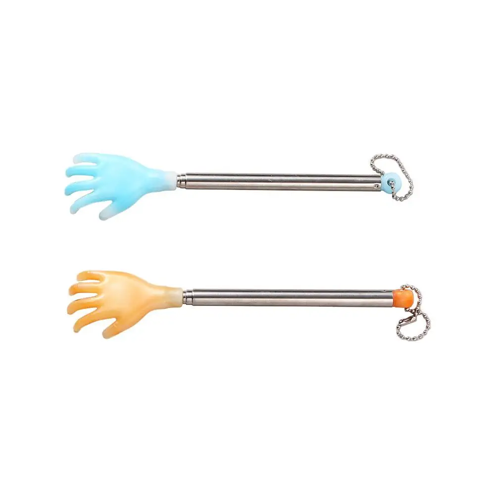 Yellow Health Care Five finger shape Telescoping Back Scratcher Finger-Like Extendable Massage Stick Scratching Backscratcher