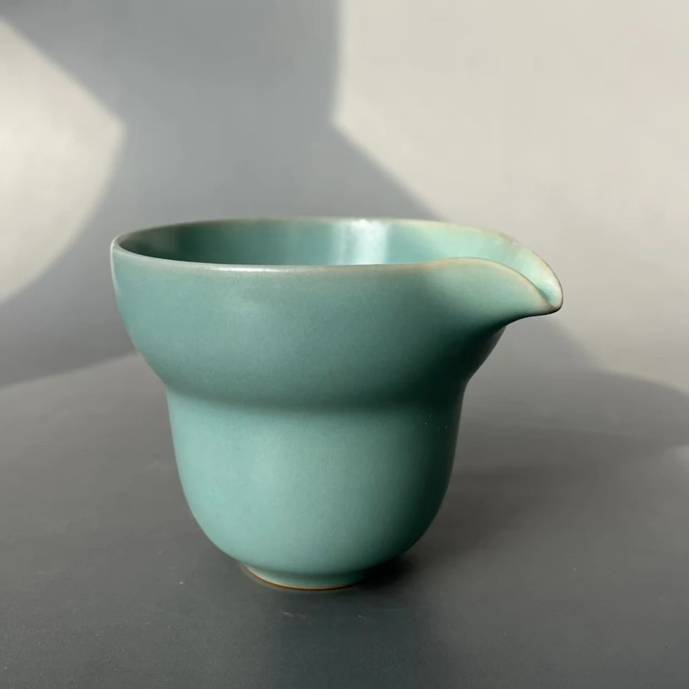 Ru Porcelain Genuine Antique Glaze Gourd Fair Cup Handmade Ceramic Tea Set