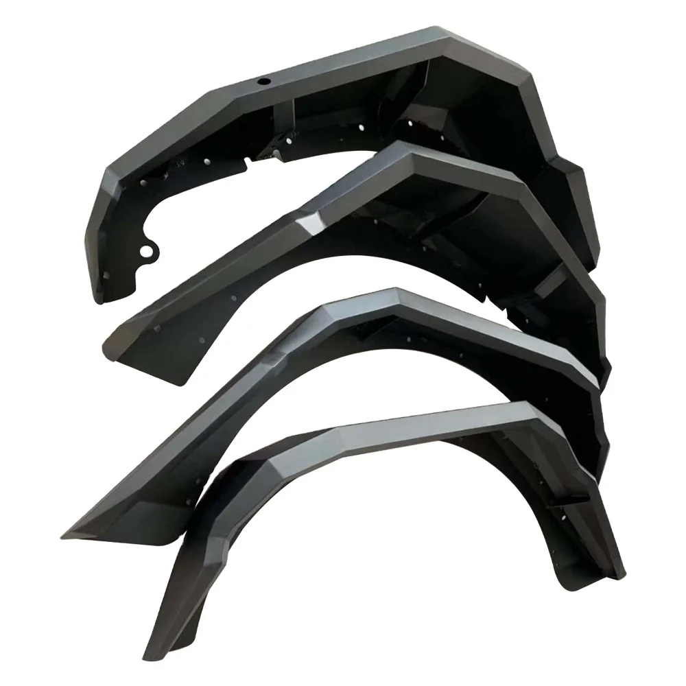 

JL1064 Fender Flare Black Aluminum Alloy High Line Car Accessories Fender For Jeep W rangler JL 18+