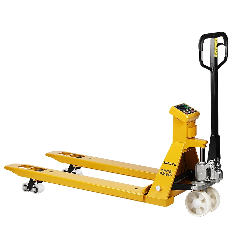 Hydraulic Handling Trolley Manual Pallet Truck With Electronic Scale Hand Pallet Jack Weighing Scale