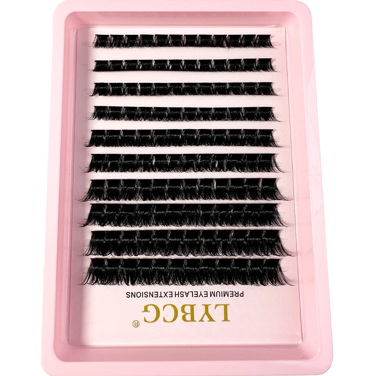 10 file 0.07MMDIY Cluster Ciglia finte individuali 10-18mm Ciglia finte soffici e sottili Strumenti per il trucco Strumenti per l'estensione delle ciglia Cilios