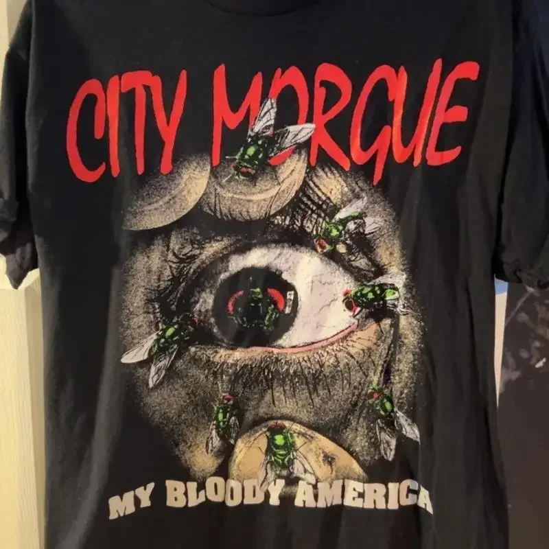 City Morgue Tour Merch My Bloody America T shirt