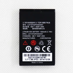 1000mAh Li3710T42P3h553457 Battery For ZTE ZTE S100 S189 C360 C361 N600 N606 C170 H520 V16