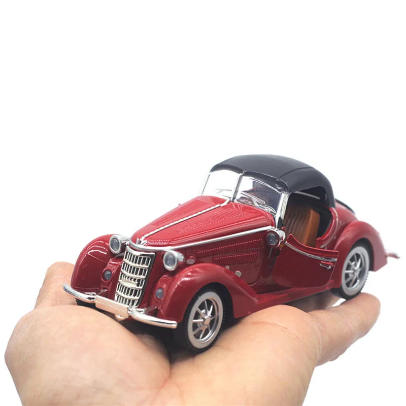 1:32 Model Mini Super Klassieke Auto Diecast Deur Open Trek Cool Auto Model Simulatie Collectie Speelgoed Voertuig Geschenken Speelgoed Jongens