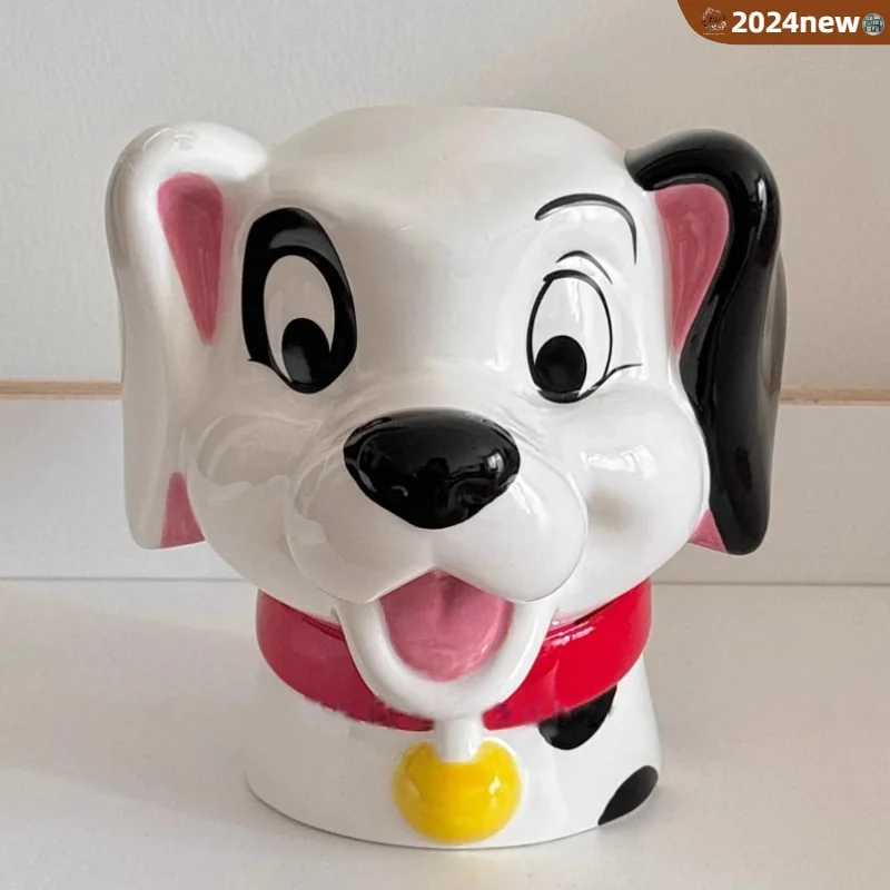 Anime 101 Dalmatians Dog Ceramic Vase Cartoon Kawaii 3d Vase Home Decoration Desktop Storage Pen Holder Children'S Holiday Gifts