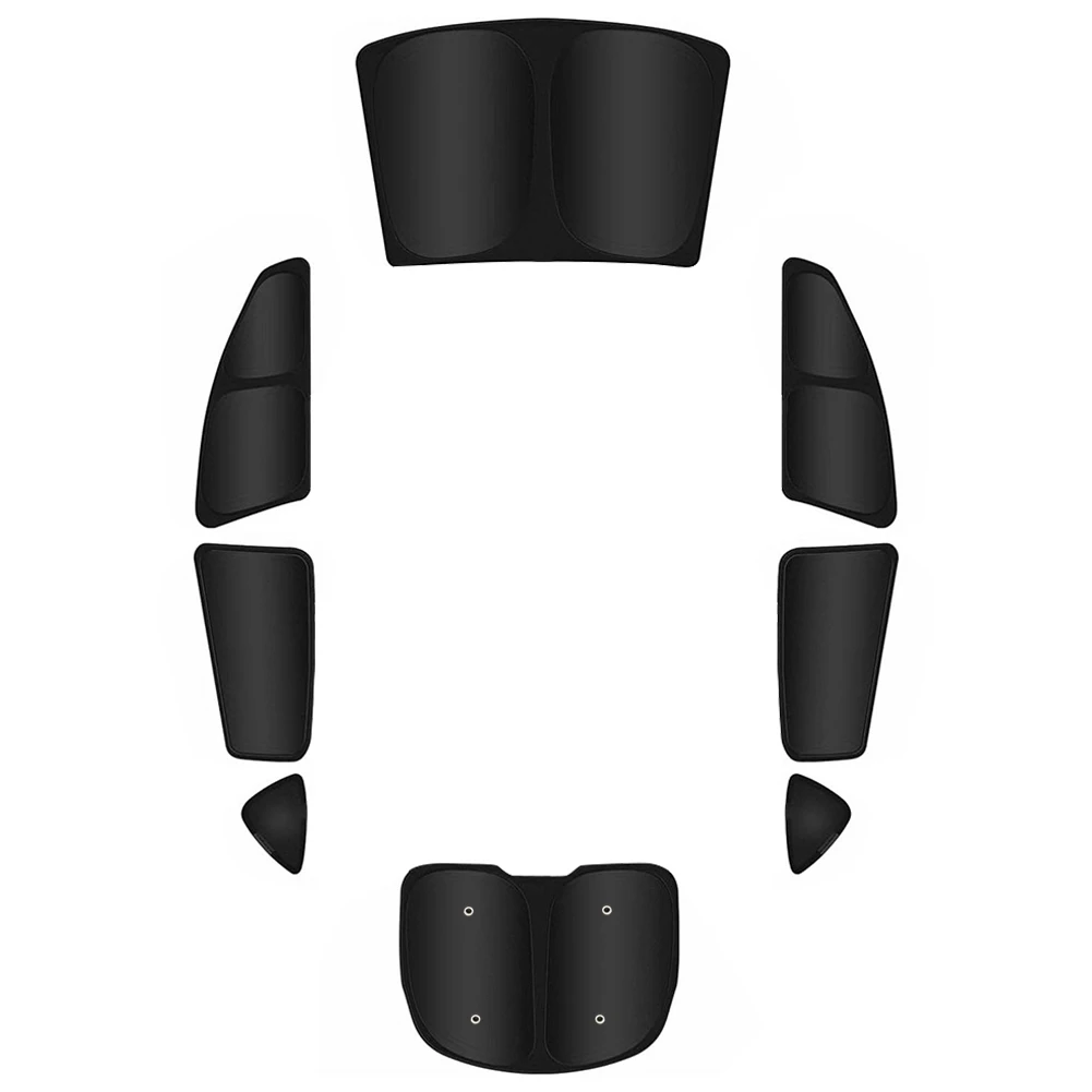 

For Tesla Model Y 2020-2024 UV Protection Sun Shade Front Rear Side Window Sun Visor Total Blackout Visors Interior Accessories