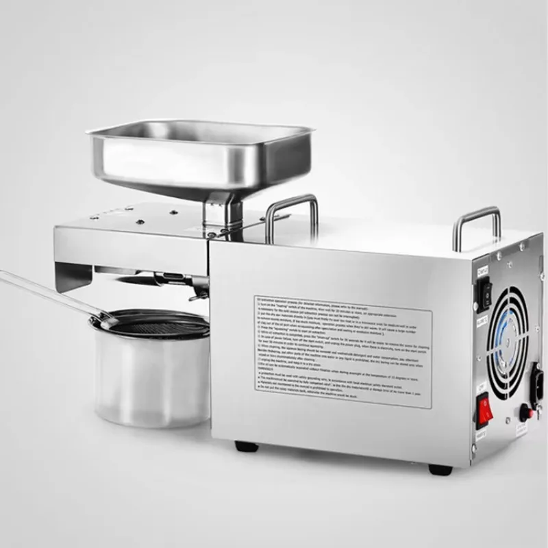 

Big Sale!!! E-commerce Household Automatic DIY Bean Seed Oil Press Machine Healthy Oil Expeller Extractor