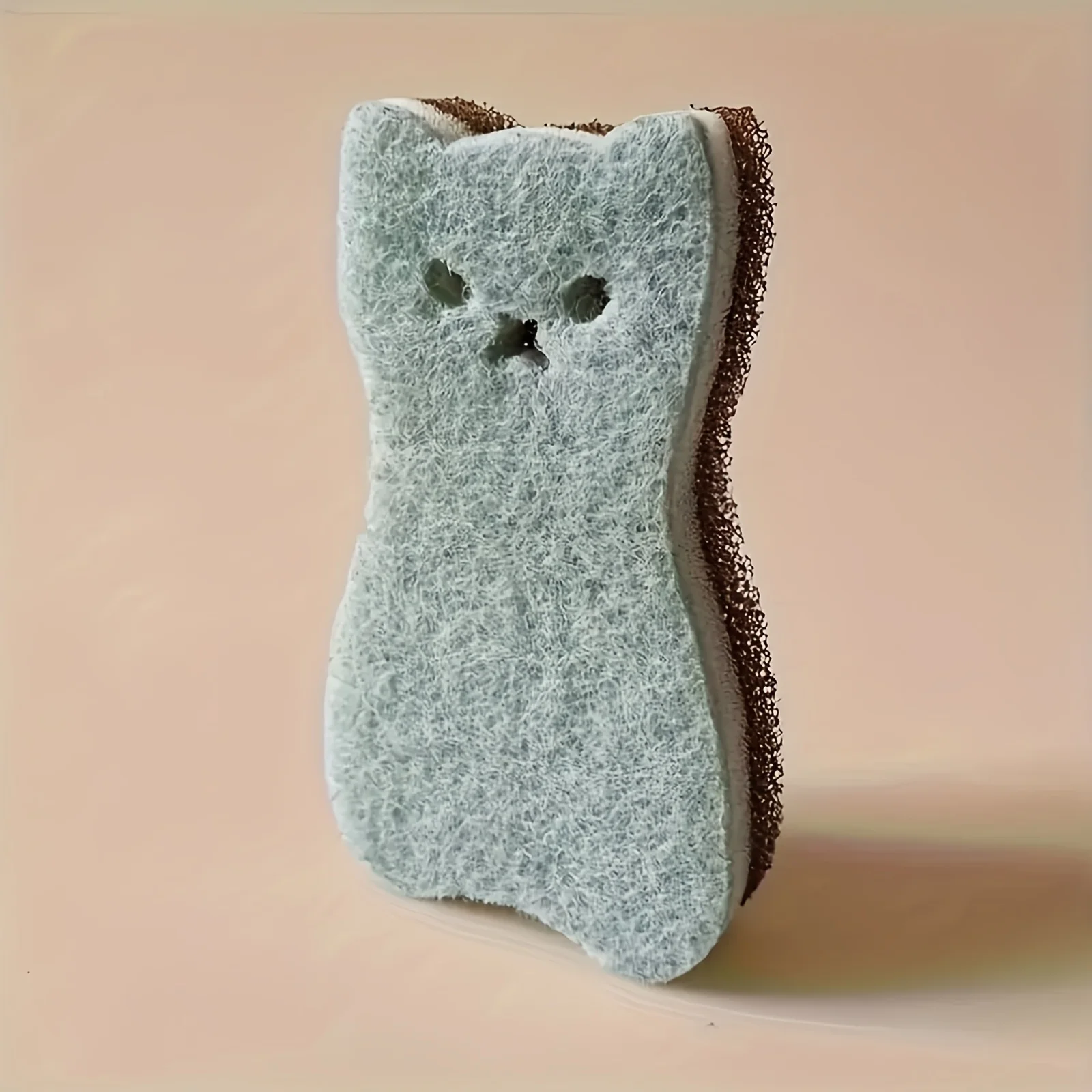 4-Piece Cute Cat Shape Spongen Wipe Wound Room Cleaning Scouring Pad Dishwashing Decontamination Foam Magic Wipe