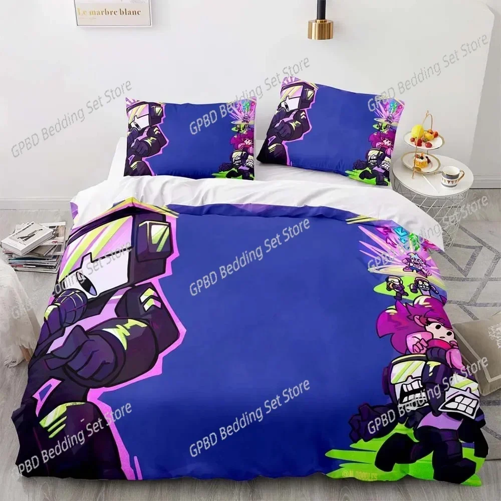 

Anime Friday Night Funkin 3D NEW Duvet Cover Pillowcase Bedding Set Adult Girl Bedroom Decoration Children Single Double Large