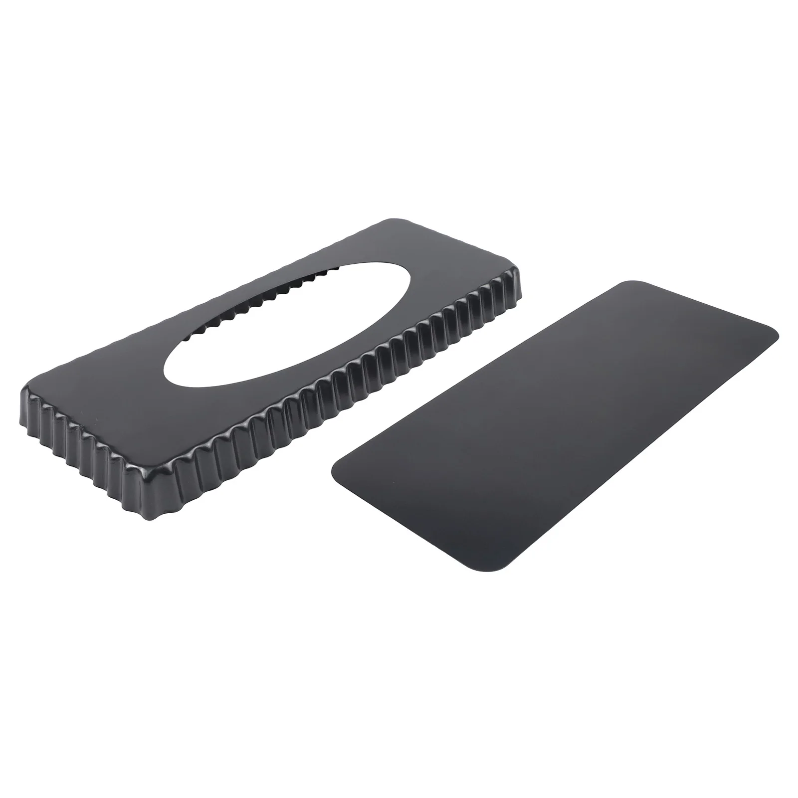 

Removable Bottom Pan Rectangular Baking Pan Party Desserts Perfect For Quiches Versatile Baking Tool For Tarts