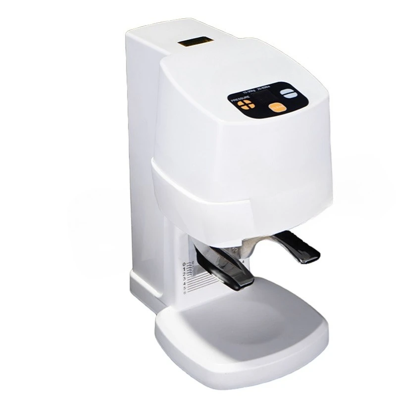 

New silent electric pressure adjustable intelligent constant force automatic filling 58 coffee powder press commercial