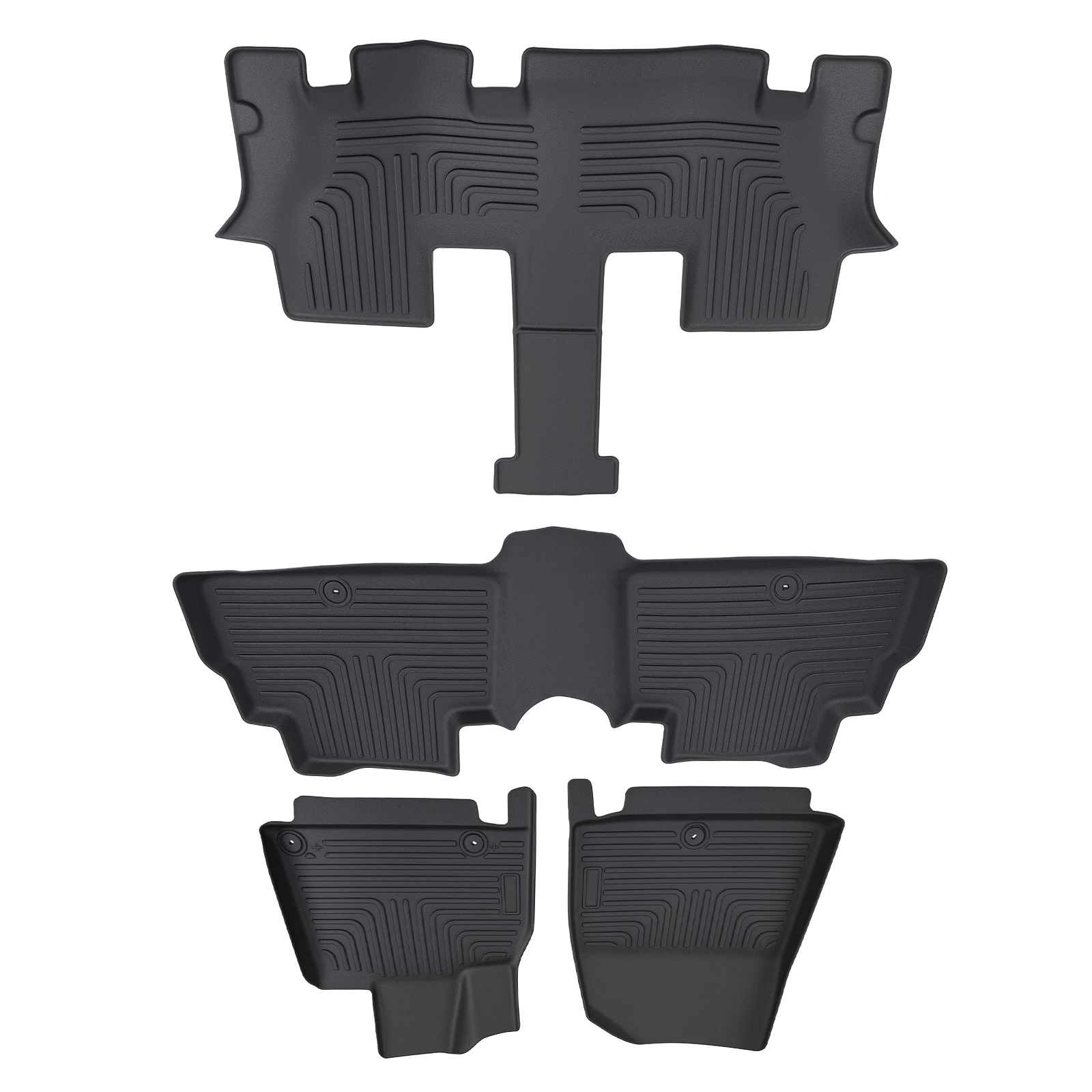 

Коврики для пола Kia Telluride 2020-2025 из TPE, всепогодные вкладыши