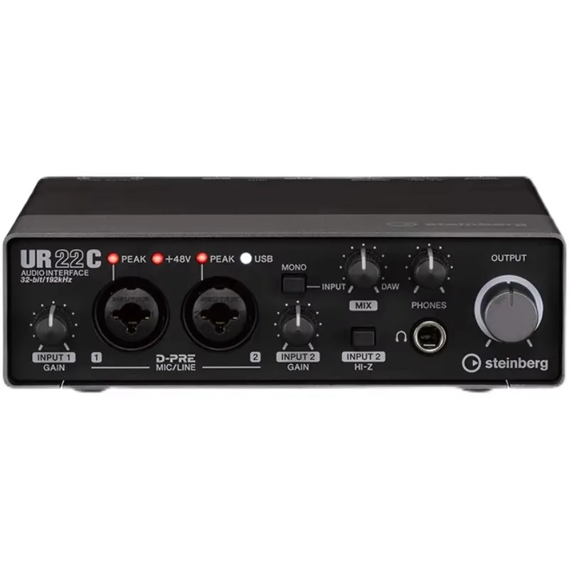 UR22C USB Audio Interface Sound Card Latency-Free DSP Effects Fast, Reliable Connectivity for Compose and Record Anywhere