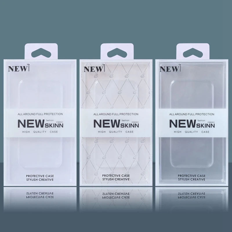 

PVC Phone Case Packaging Box, Clear Retail Phone Cover Box, 4.7-6.9 Inch Universal Phone Case Box With Tray