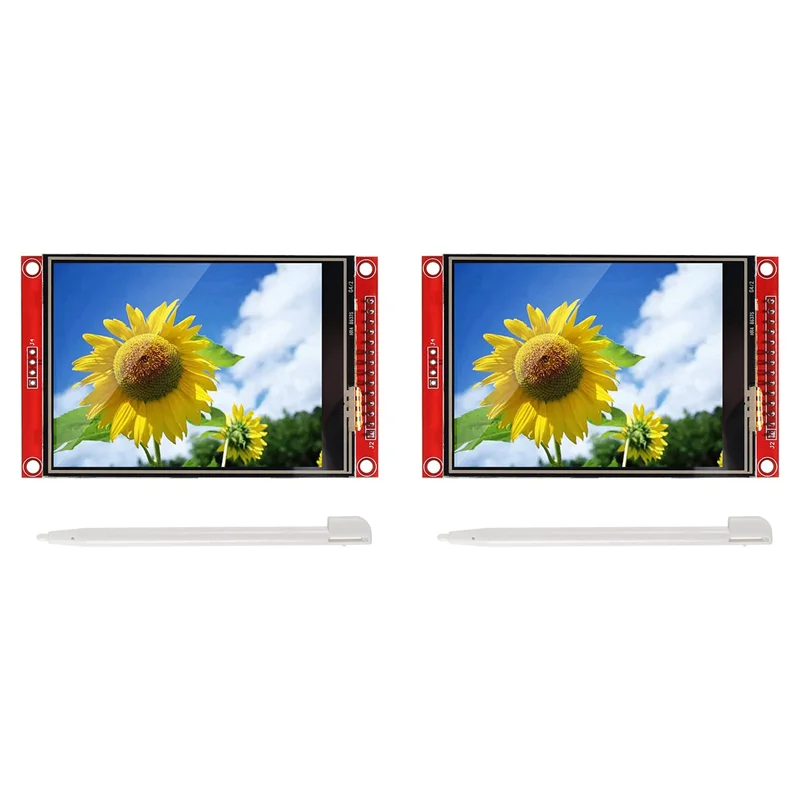 

Компактный 2X 3,2-дюймовый ILI9341 SPI ЖК-дисплей Сенсорная панель 320X240 TFT ЖК-сенсорный экран 5 В/3,3 В STM32 Модуль дисплея с сенсорной ручкой