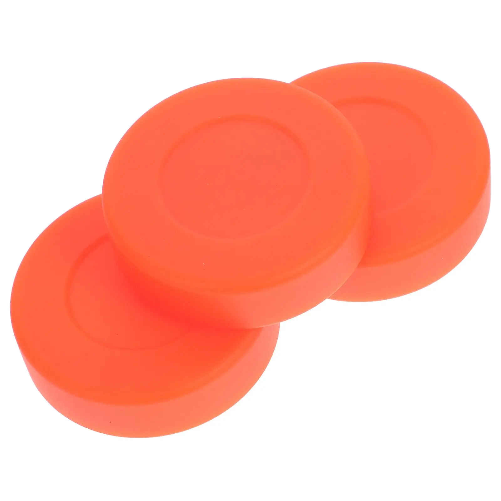 

3pcs Field Hockey Balls PVC Orange Color Lightweight High Density Low Friction Training Competition
