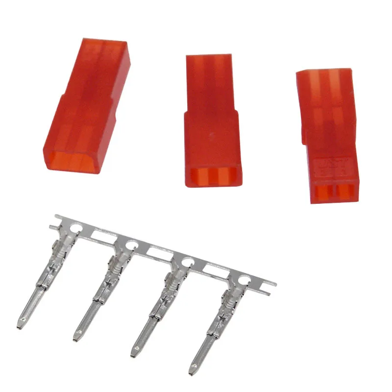 SYP-2P Plastic Shell Terminal JST Connector Male Female Spring Air Docking Red Dupont 2.54Mm Complete Set