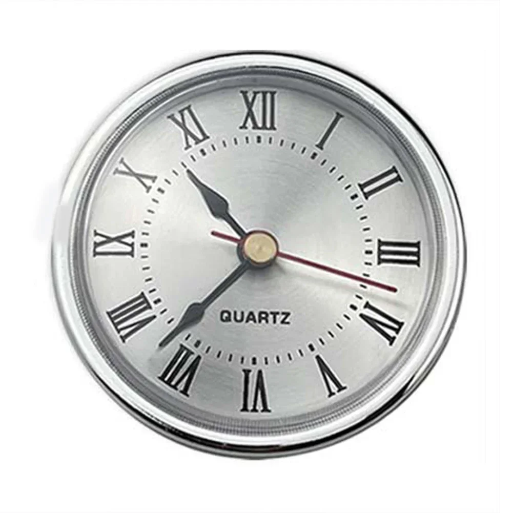 Movement Insert Quartz Clock Retro Roman Numbers Clock Simple Clock Accessories 65MM Aluminum DIY Parts