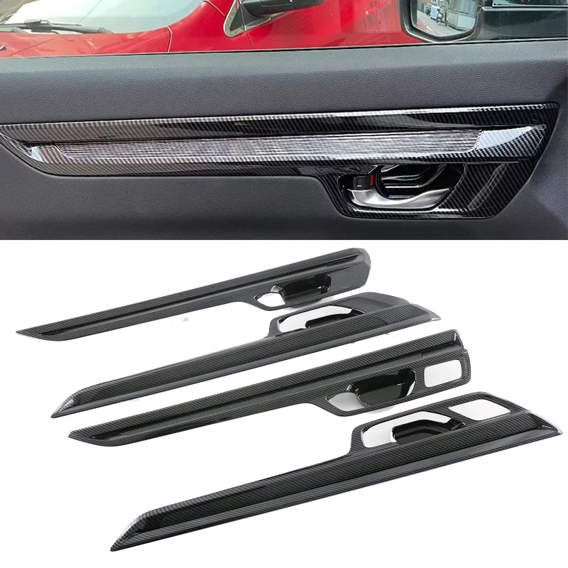 Interior Accessories For Honda CR-V CRV 2023 2024 abs Center Control Panel Cover Trim Steering Wheel Button Door Handle Panel