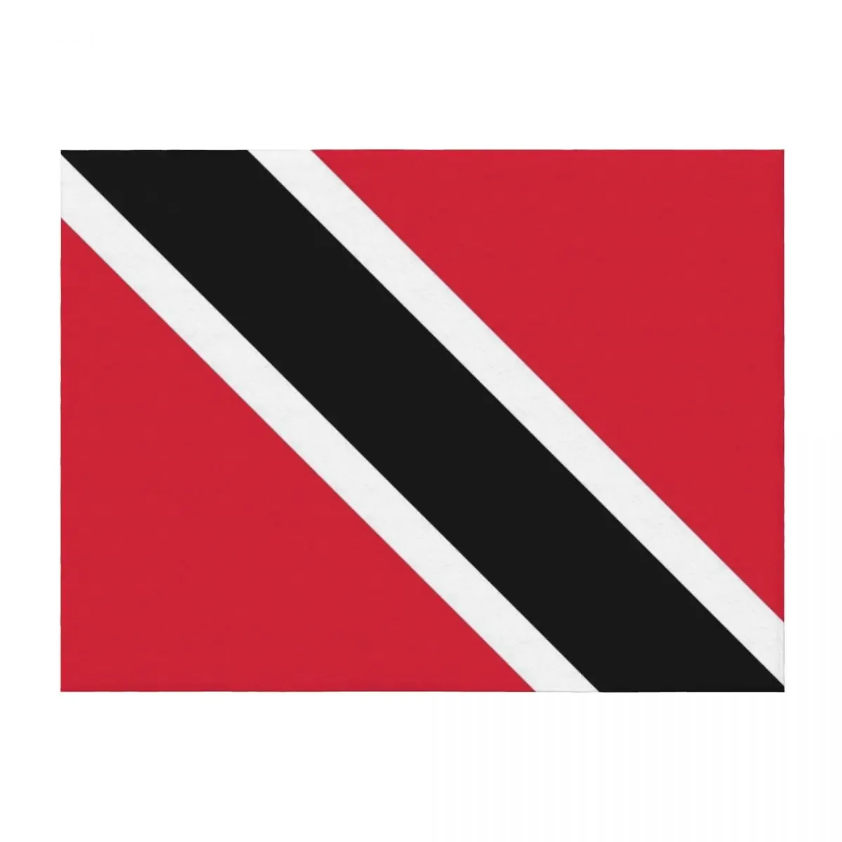 

Trinidad & Tobago Flag Throw Blanket Luxury Thicken Multi-Purpose Plaid Blankets For Sofas Blankets