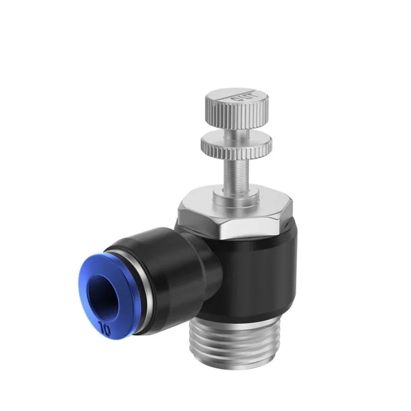 

SL pneumatic trachea throttle valve quick joint speed regulating valve