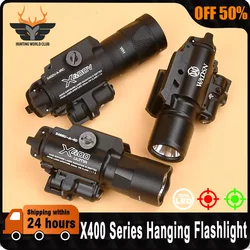 Tactische X400 X400U X400V Scout Light Rood Groen Punt Indicator Zaklamp Wapen1 Jacht LED Wit Licht Voor Hangende Accessoires