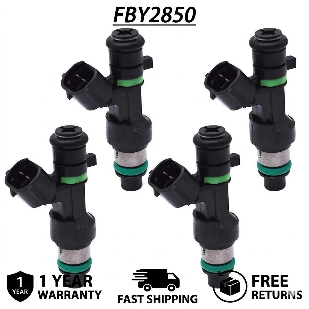 

4Pcs Brand New Auto Fuel Injectors FBY2850 For Nissan Sentra 2.0L Versa Cube 1.8L NV200 Engine Gas Injection Nozzle Valve Kit
