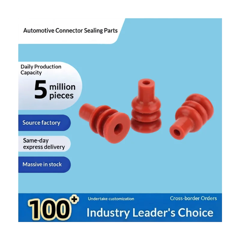 7090036 New Energy Vehicle Rubber Wire Seal, Automotive Waterproof Connector Terminal Plug Pin Socket Seal