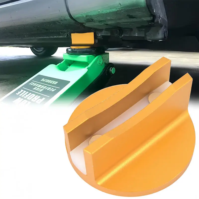 

Magnetic Pinch Weld Jack Pad Frame Guide Rail Adapter Magnetic Jack Pad Adapter Aluminum Slotted Jack Puck Pinch Weld Frame Rail