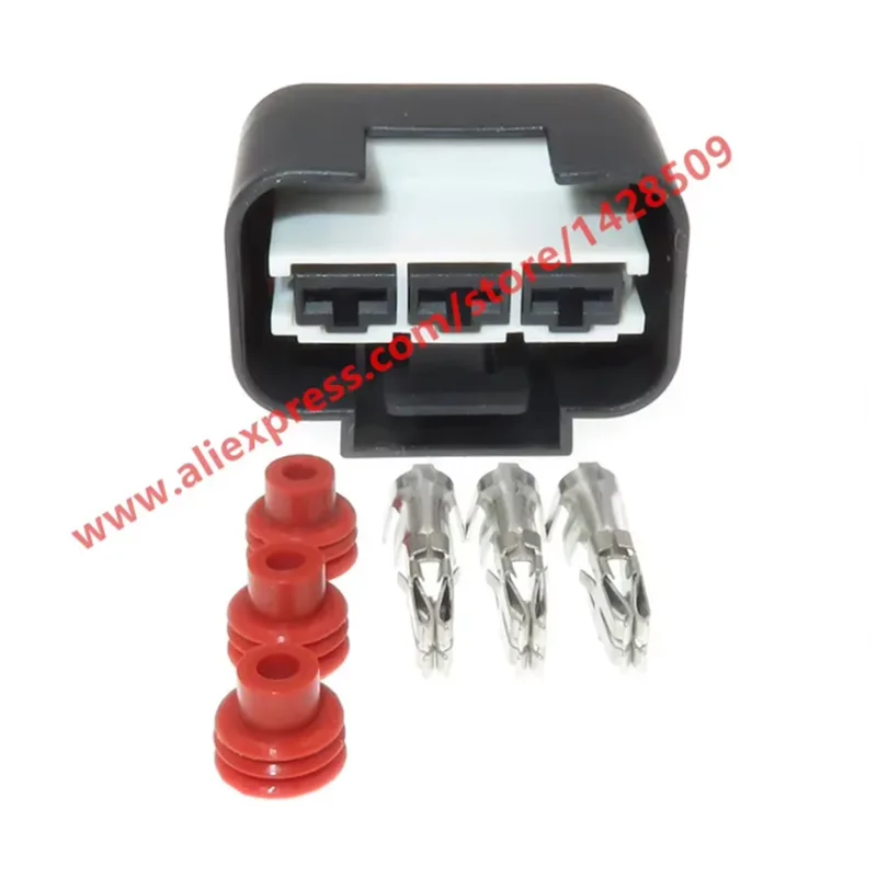 1 Set 3 Pin Waterproof Female Automotive Plug Electric Wire Radiator Fan Harness Connector For Hyundai KIA 1743271-2