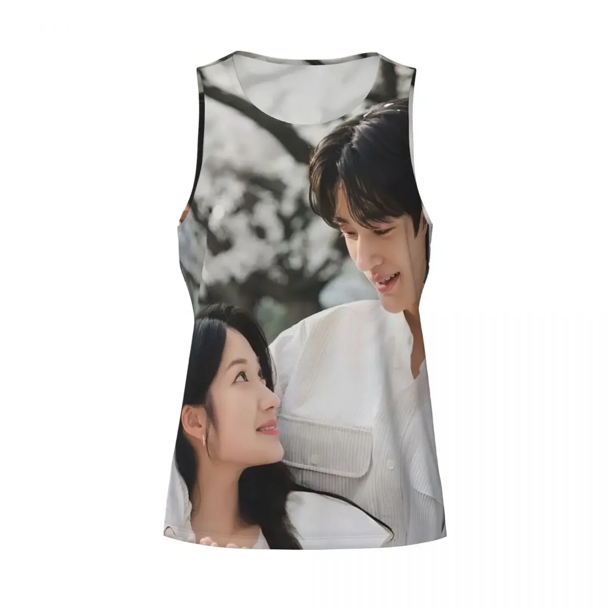 Quick Dry Lovely Runner K-drama Byeon Woo Seok Gym Tank Muscle Sleeveless Shirt Bodybuilding Breathable Vest