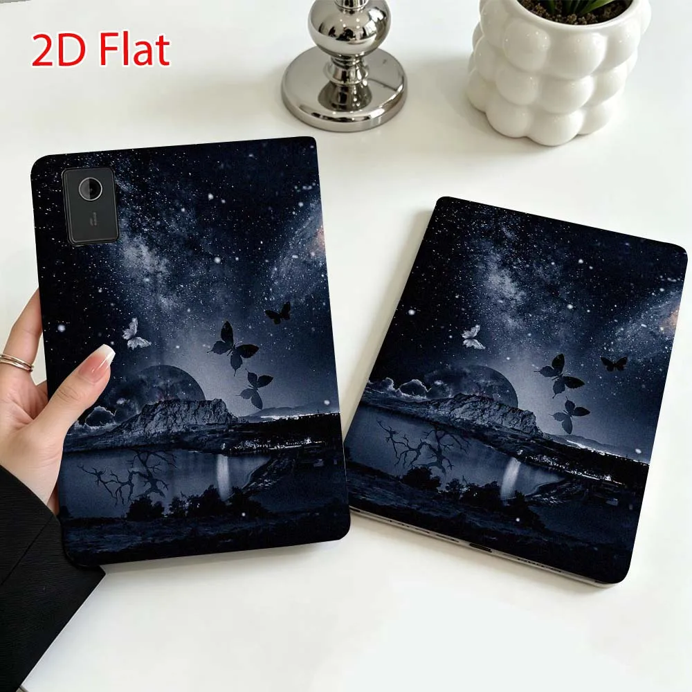 Night butterfly pattern Soft For Lenovo Xiaoxin Pad Pro Tab P12 P11 11 13 11.2 inch K11 Plus Pen Tray Tablet Case
