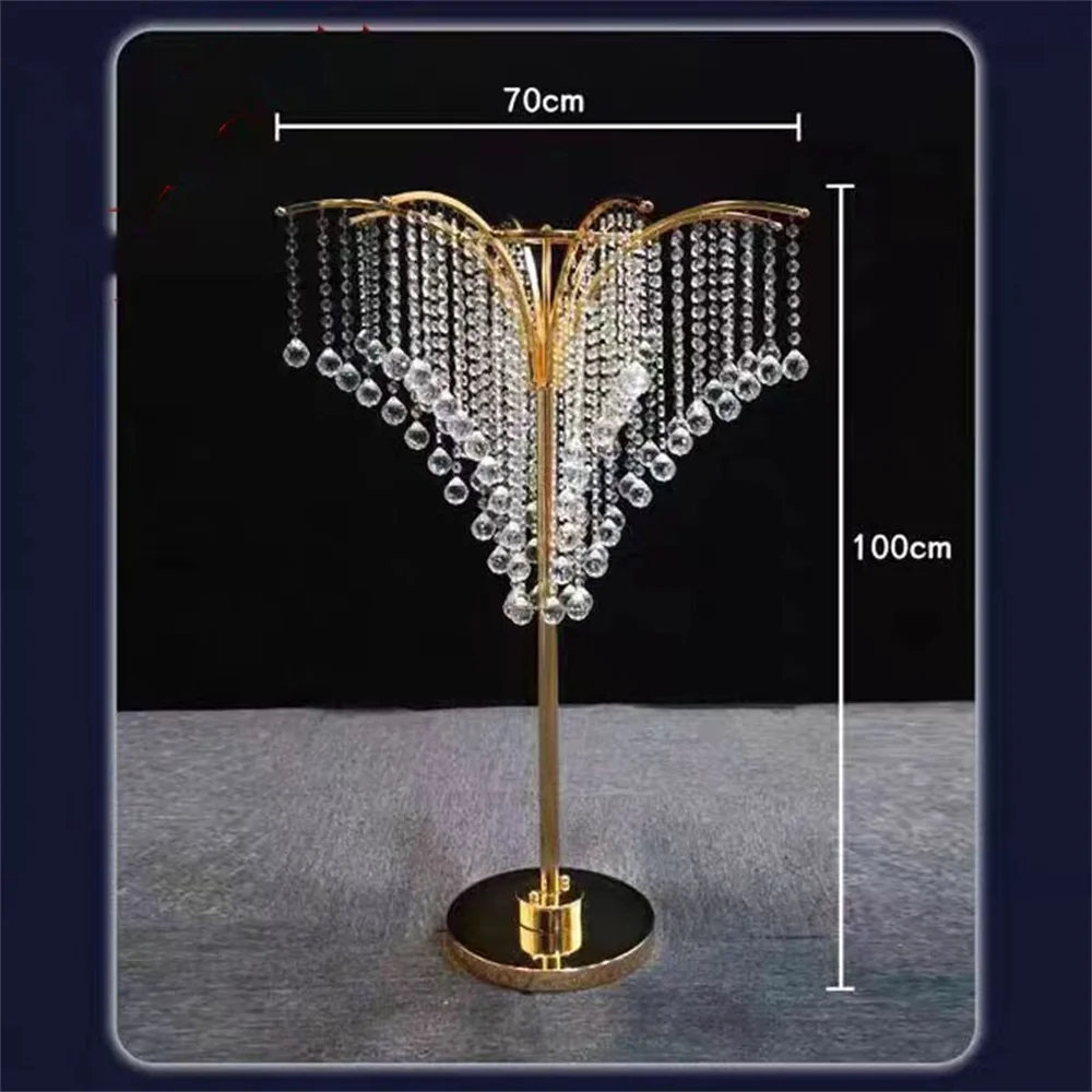 Acrylic Wedding Centerpiece Crystal Table Centerpieces 100 CM Pillar Road Leads Party Vase Diy Decoration