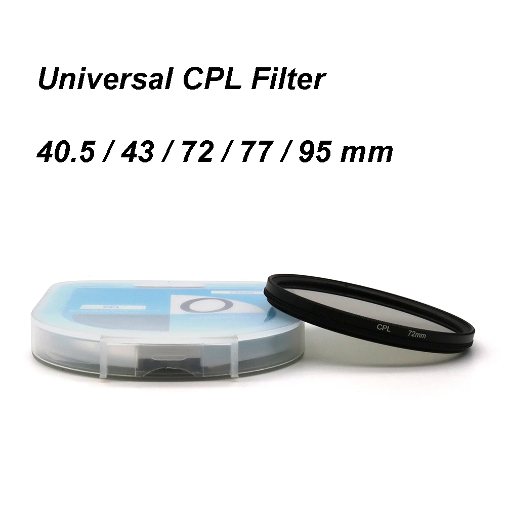 CPL Polarizer Filter 40.5mm 43mm 72mm 77mm 95mm Universal for all  Camera Lens