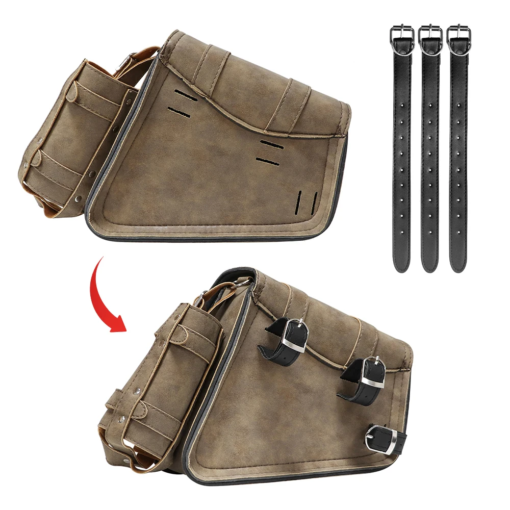 Motorcycle Side Bag for Harley 883 1200X48 Hardman Modified Triangle Hanging Bag Universal Saddle Knight Bag