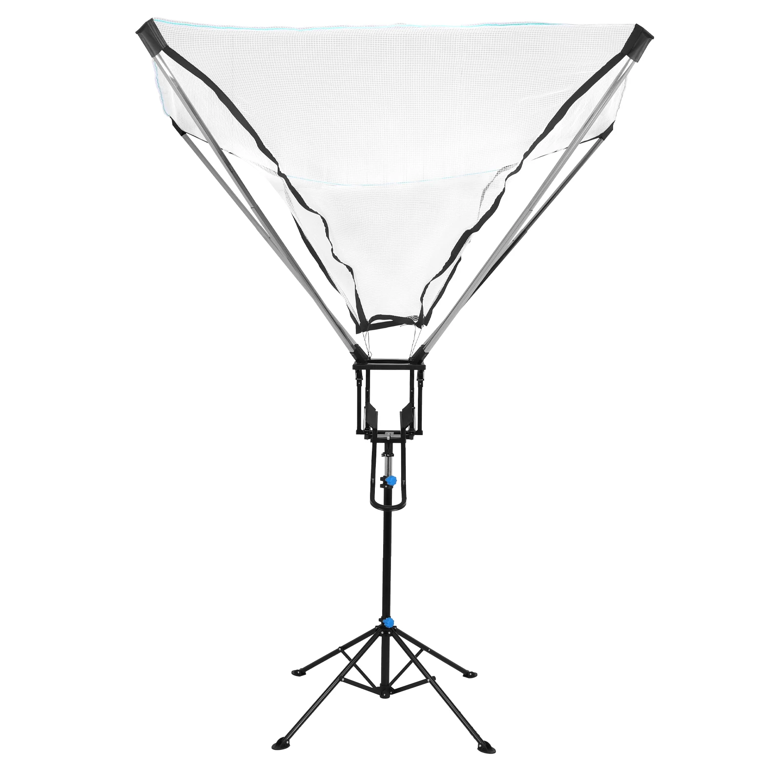 

Basketball Return Net Apparatus with 180° Rotating Track Easy Assembly Basketball Return Attachment with Net Return System