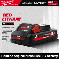 Original Milwaukee M18 21700 High Output Rechargeable Lithium ION 18V Batteries,Replacement48-11-1815 2604-20 48-11-1850 charger