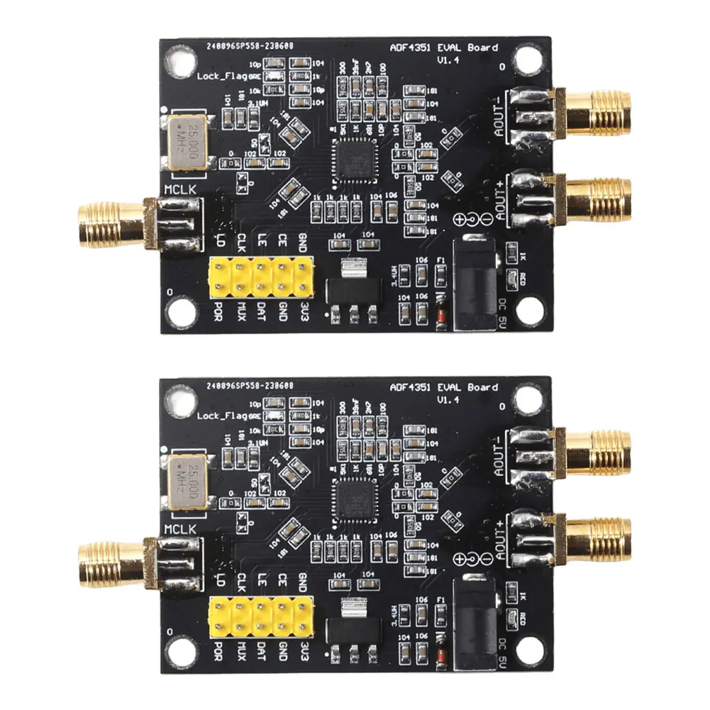 35M-4.4GHz PLL RF Signal Source ADF4350/ADF4351 Phase Locked Loop Frequency Synthesizer SMA Interface RF Phase-Locked Loop Board