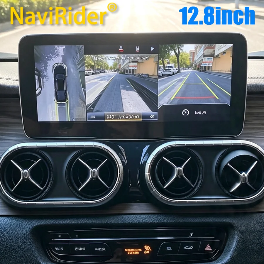 M Car Radio For Benz X-Class X250 X350d W470 X200 X220d 2016-2020 GPS Android 15 2400x960 Car Multimedia Player CarPlay Unit