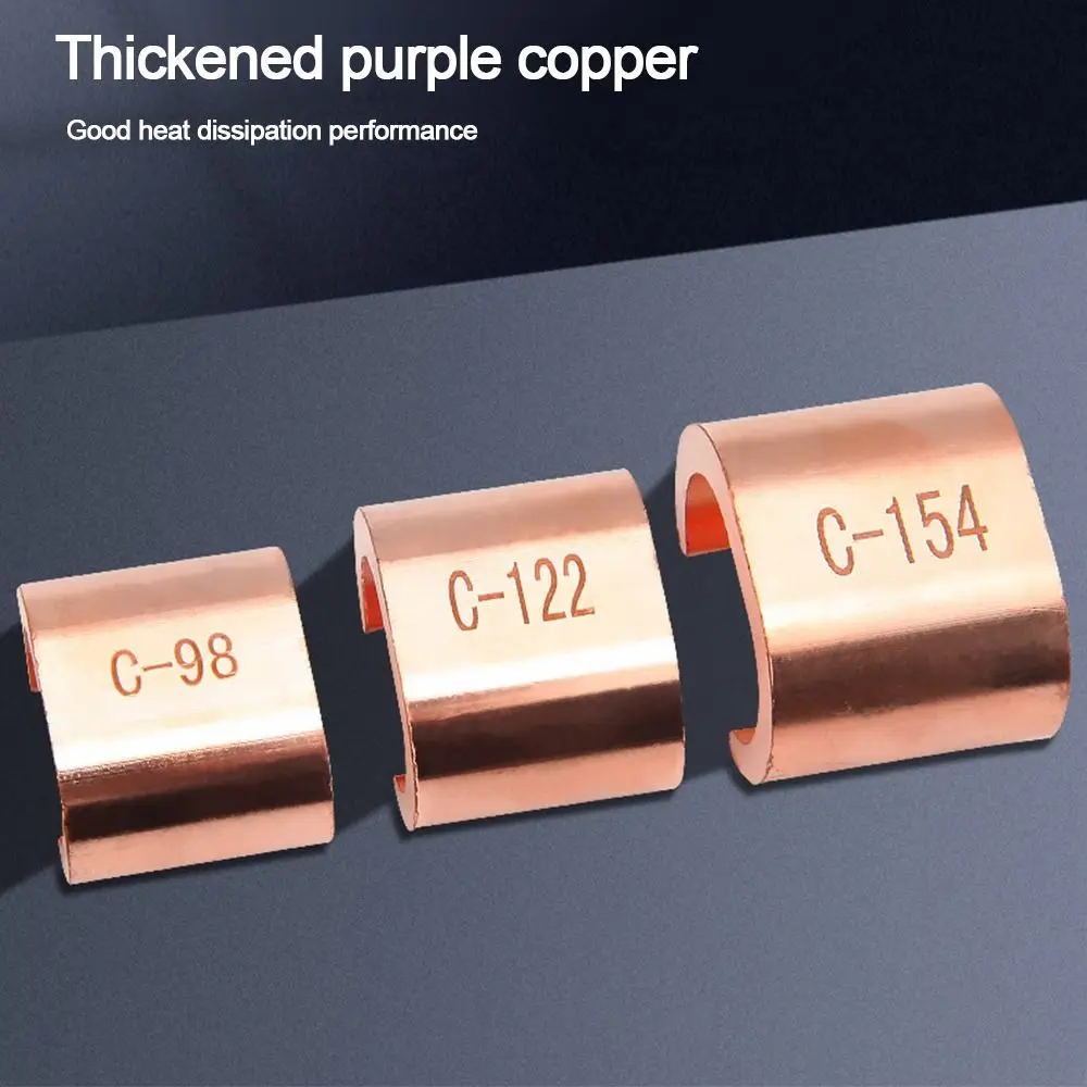 Parallel Cable Clamping Buckle C Type Copper Wire Clip Copper Copper C-shaped Clamp Branch Connection Cable